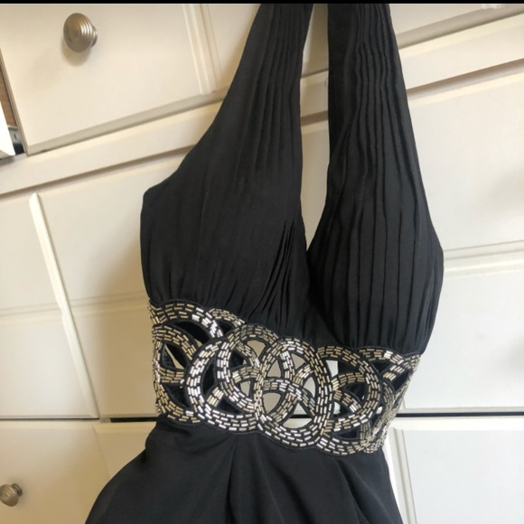 Black/silver prom dress - Picture 3 of 4